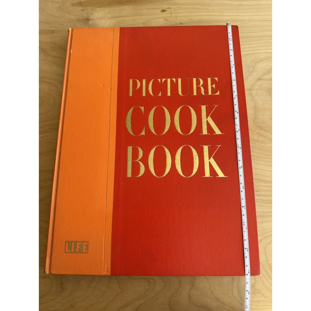 Vintage 1958 LIFE Picture Cook Book Time Inc Hardcover Mid Century Illustrated